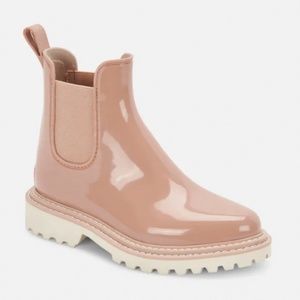 DOLCE VITA STORMY H20 RAIN BOOTS - ROSE PATENT